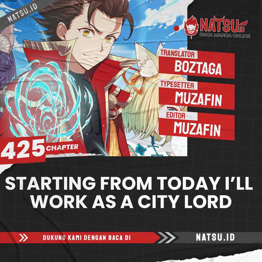 Starting From Today I’ll Work As A City Lord: Chapter 425 - Page 1