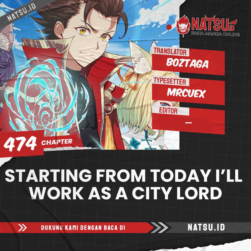 Starting From Today I’ll Work As A City Lord: Chapter 474 - Page 1