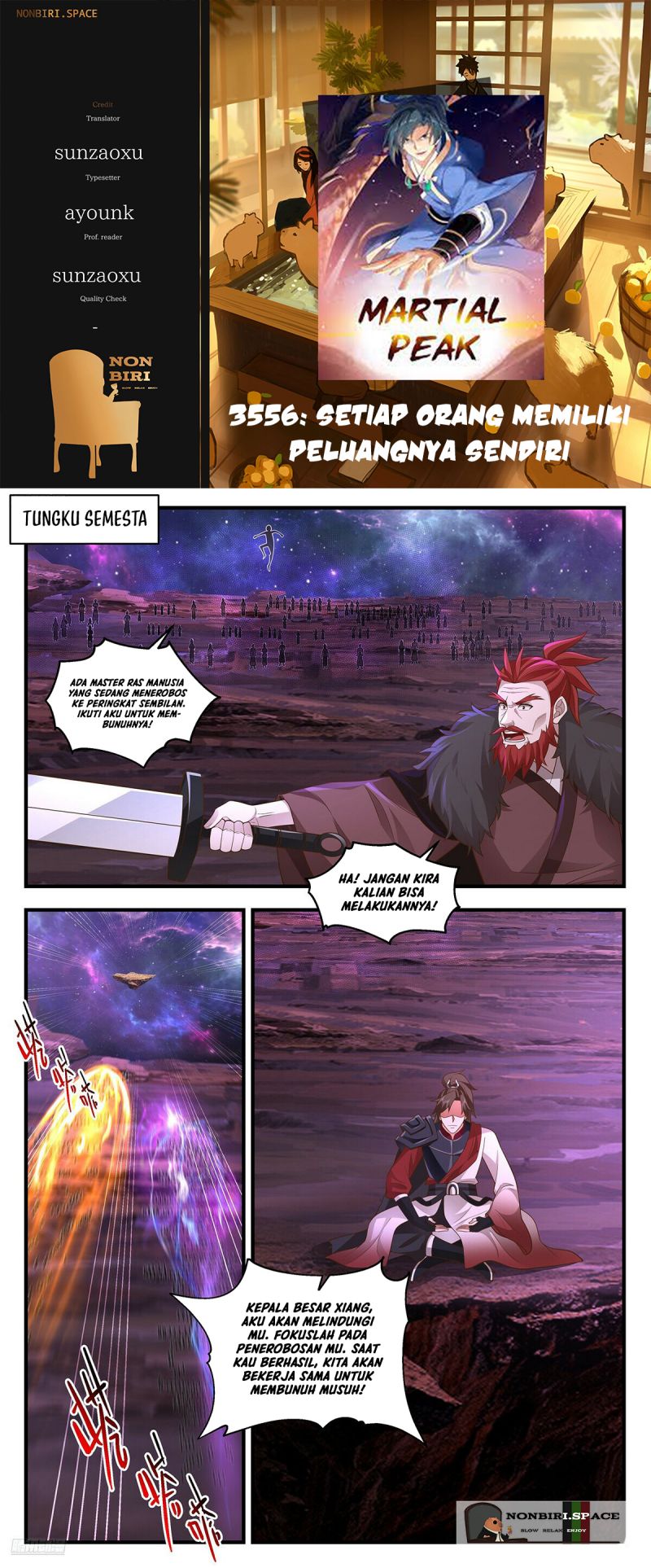 Martial Peak: Chapter 3556 - Page 1