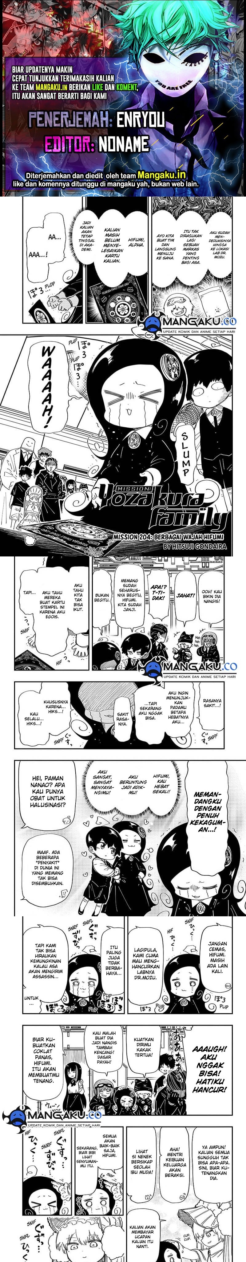 Mission: Yozakura Family: Chapter 204 - Page 1