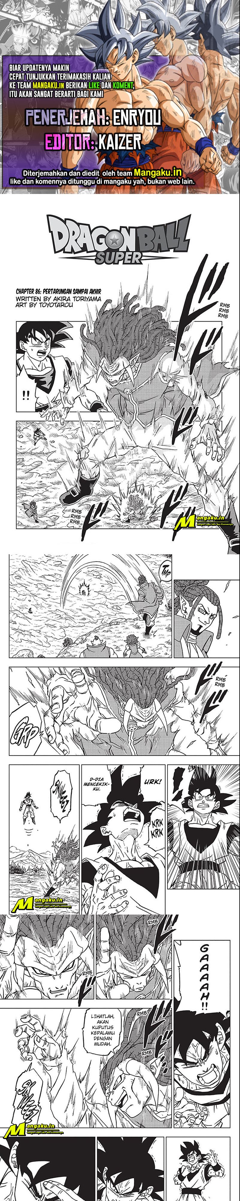 Dragon Ball Super: Chapter 86.1 - Page 1