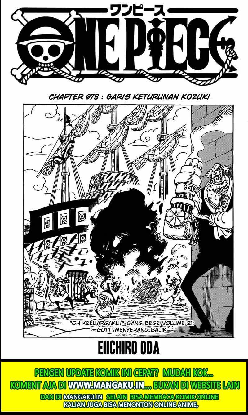 One Piece Chapter 973 Page 2