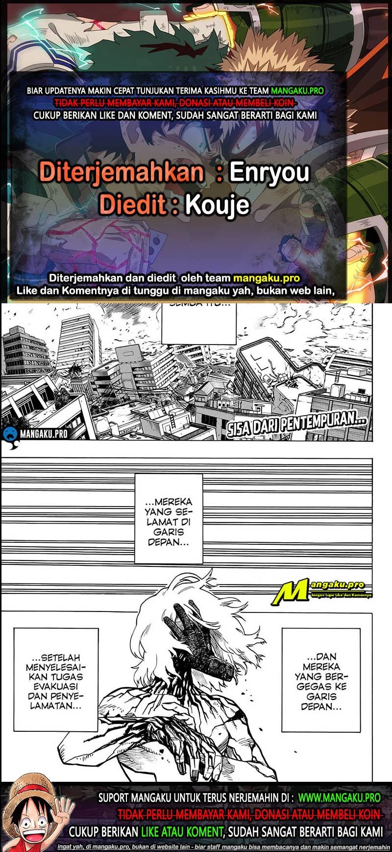 Boku no Hero Academia: Chapter 296 - Page 1