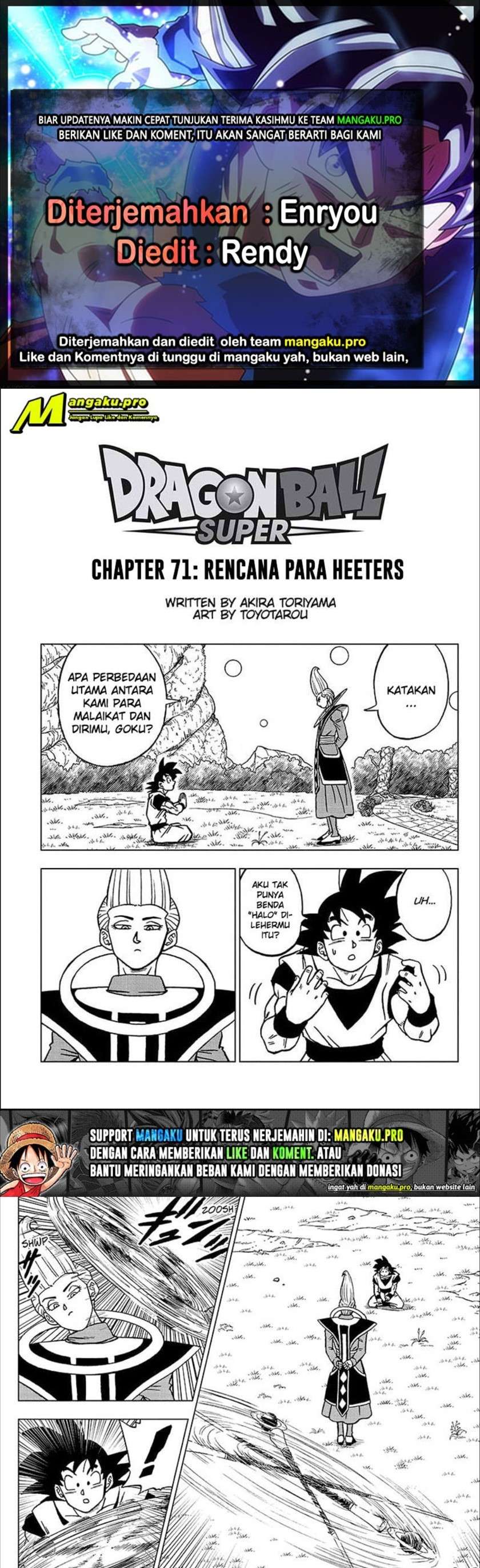 Dragon Ball Super: Chapter 71.1 - Page 1